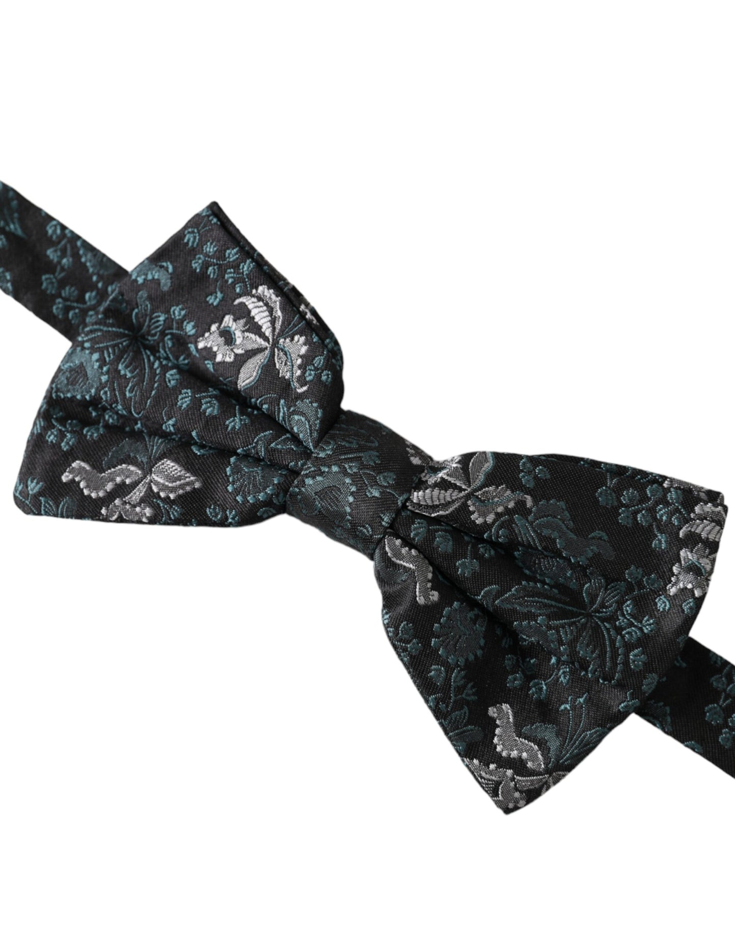 Dolce &amp; Gabbana Multicolor Fantasy Floral Silk Adjustable Neck Men Bow Tie