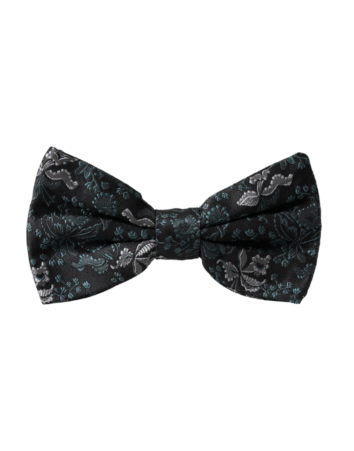 Dolce &amp; Gabbana Multicolor Fantasy Floral Silk Adjustable Neck Men Bow Tie