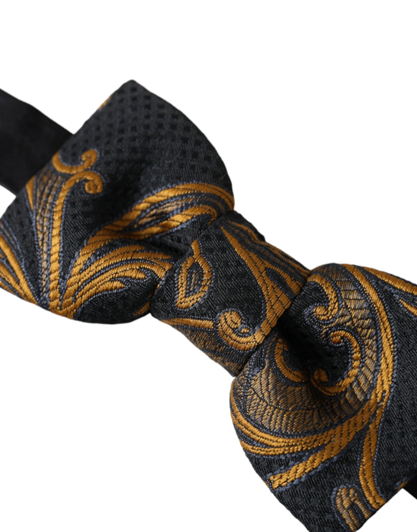 Dolce &amp; Gabbana Multicolor Jacquard Adjustable Neck Men Bow Tie