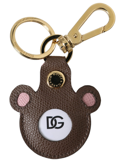 Dolce &amp; Gabbana Multicolor Dauphine Calfskin DG Logo Keychain