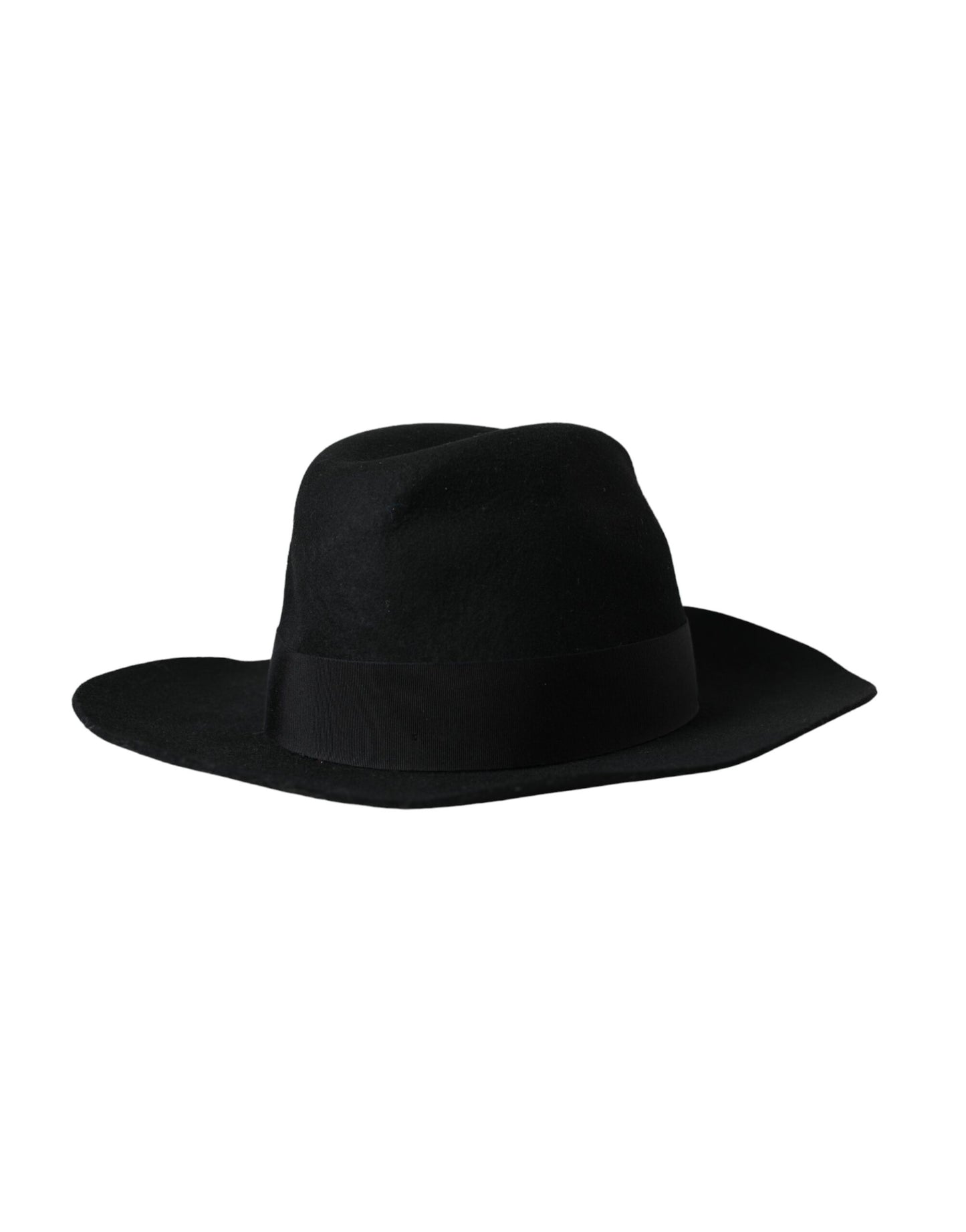 Dolce & Gabbana Schwarzer Kaninchen Fedora Trilby Frauen Hut