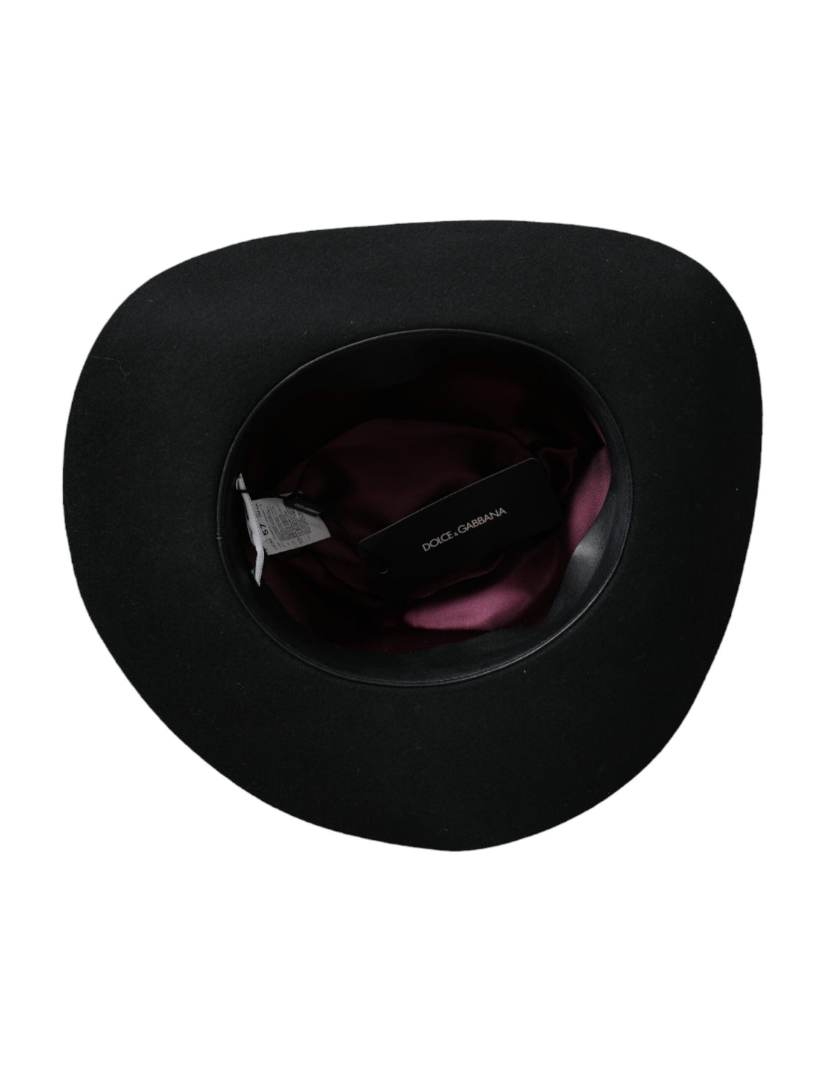 Dolce &amp; Gabbana Black Rabbit Fedora Trilby naisten hattu