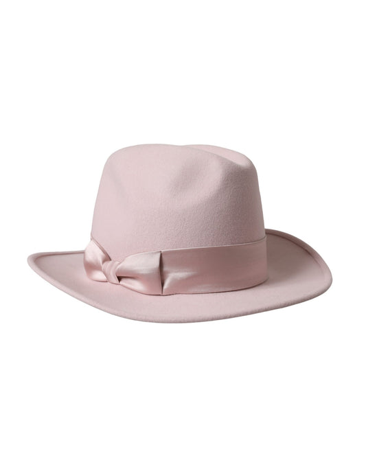 Dolce &amp; Gabbana Pink Rabbit Fedora Trilby naisten hattu