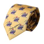 Dolce &amp; Gabbana Yellow ship tie made of 100% silk, adjustable