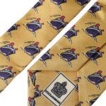 Dolce &amp; Gabbana Yellow ship tie made of 100% silk, adjustable