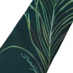 Dolce &amp; Gabbana Green Printed 100% Silk Adjustable Men's Tie