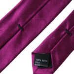 Dolce &amp; Gabbana Purple Satin Silk Säädettävä miesten solmio