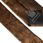 Dolce &amp; Gabbana Brown Floral 100% Silk Adjustable Men's Tie