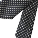 Dolce &amp; Gabbana Black patterned men's tie made of 100% silk