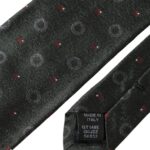 Dolce &amp; Gabbana Dark Grey 100% Silk Fantasy Adjustable Men's Tie