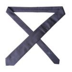 Dolce &amp; Gabbana Navy Blue Patterned Silk Tie for Men, Adjustable