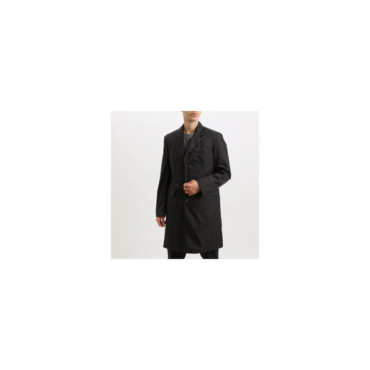 Add Schwarze Polyester-Jacke