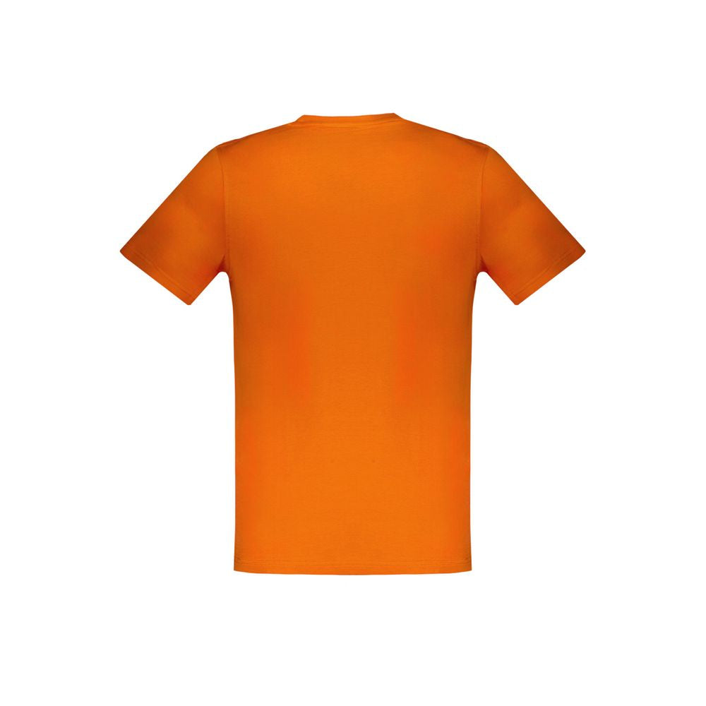 Harmont & Blaine Orangefarbenes T-Shirt aus Baumwolle