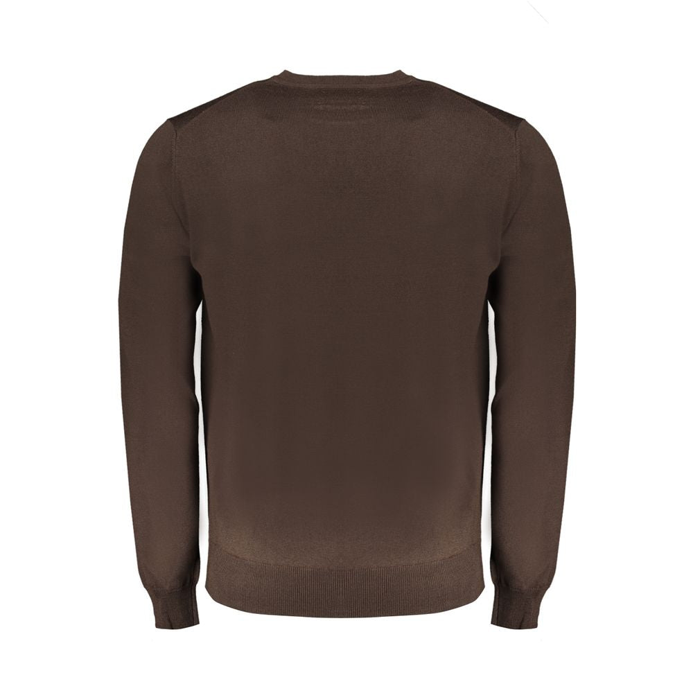 Harmont & Blaine Brauner Wollpullover