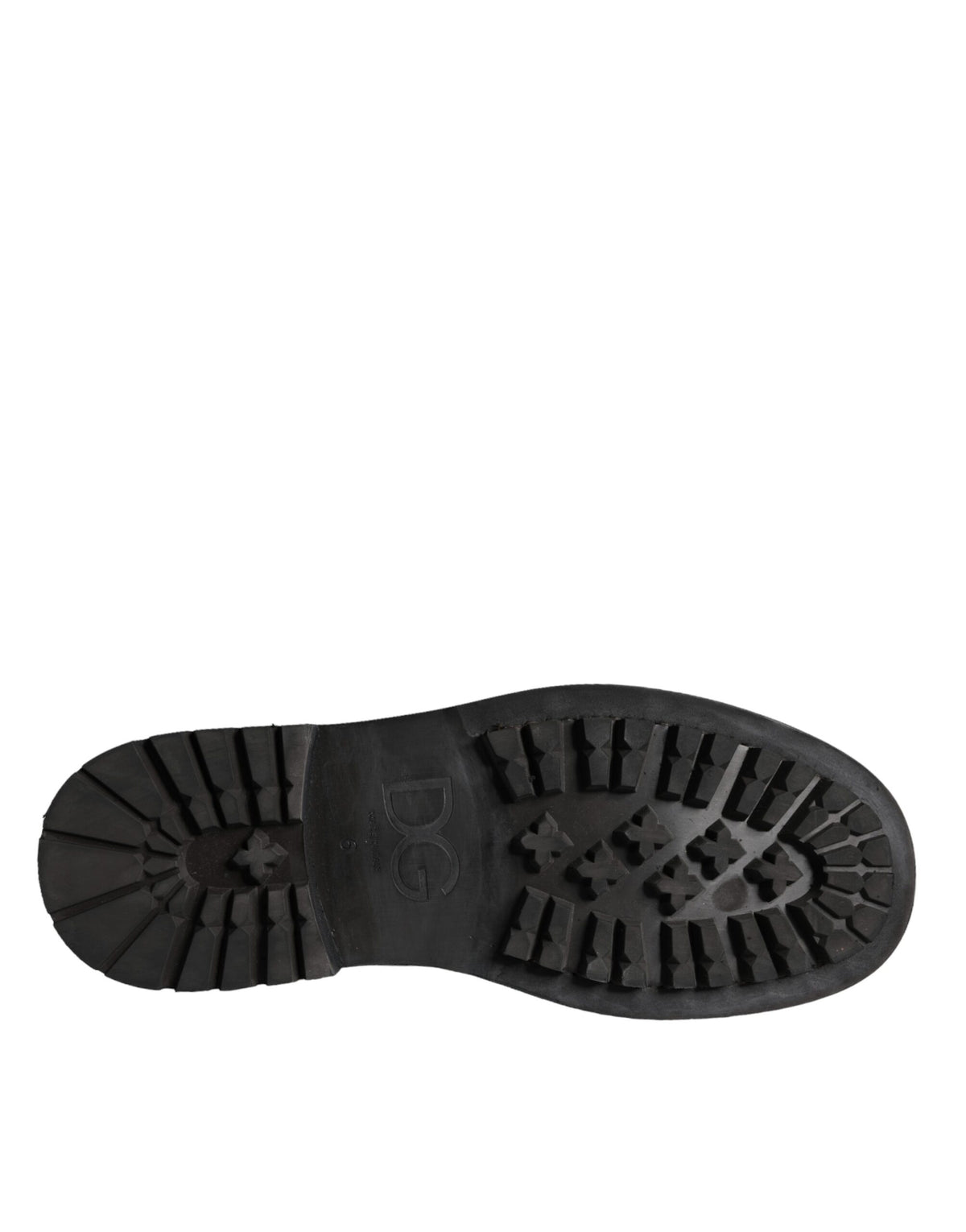 Dolce &amp; Gabbana Black Lace Up Mid Calf Boots Miesten kengät