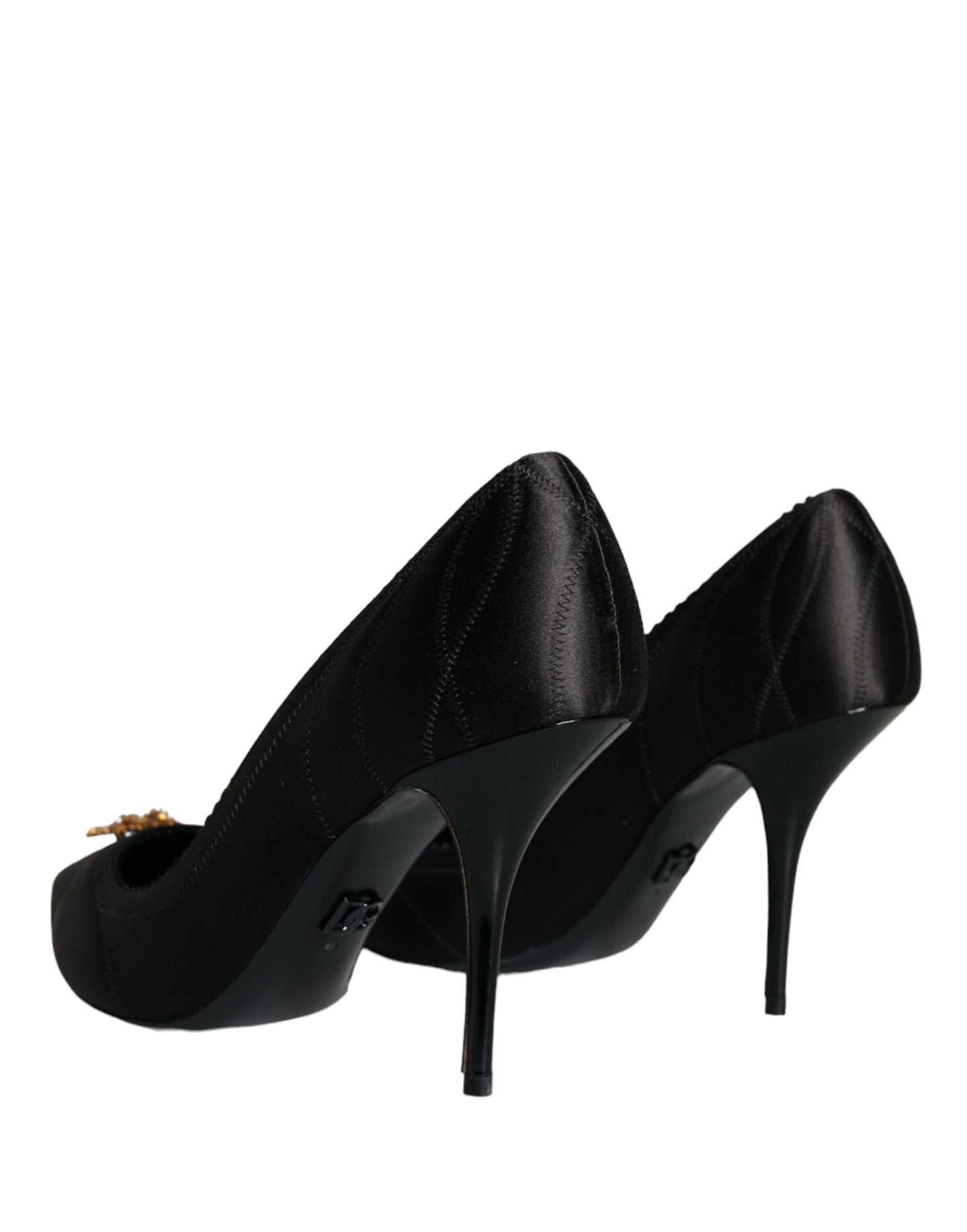 Dolce &amp; Gabbana Black Heart DEVOTION Heels Pumps -kengät