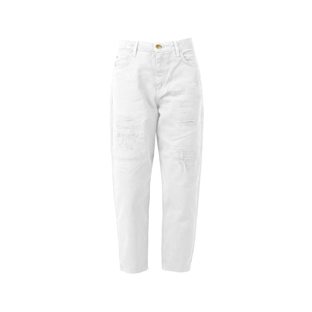 PINKO White Cotton Jeans &amp; Pants