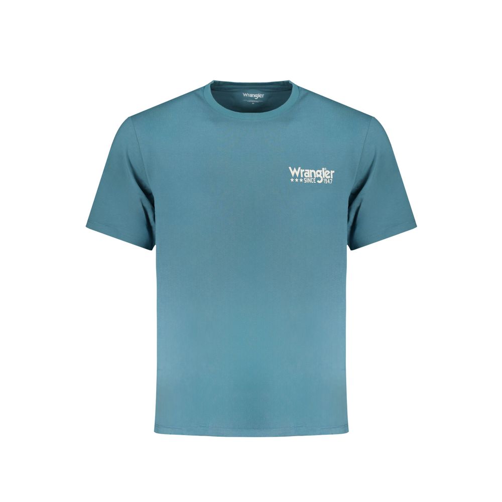 Wrangler T-Shirt aus blauer Baumwolle