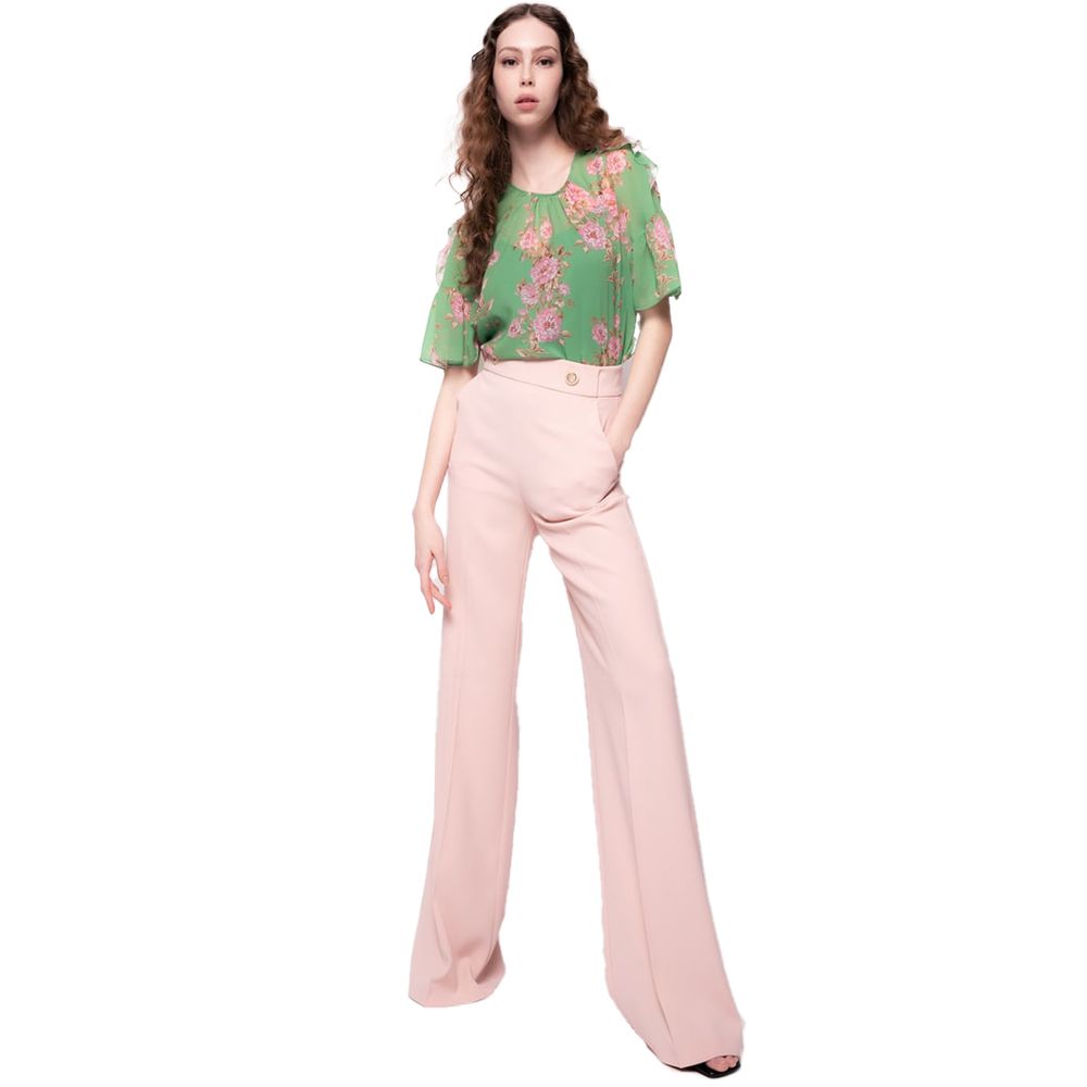 PINKO Rosa Polyester Damenhose