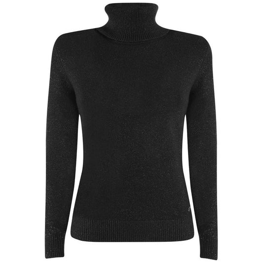 Yes Zee Schwarzer Viskose-Pullover