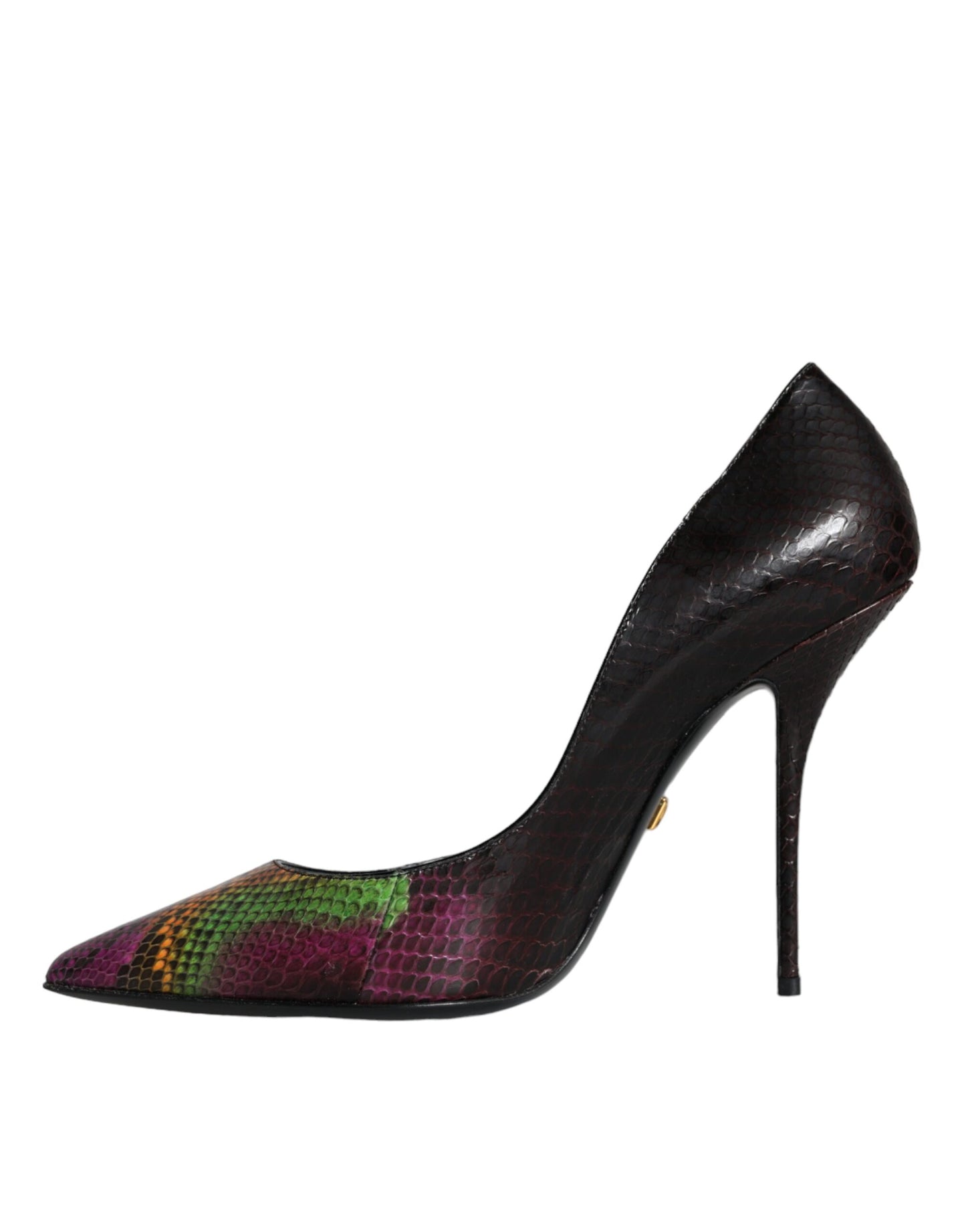 Dolce & Gabbana Multicolor Exotische Leder Absätze Pumps Schuhe