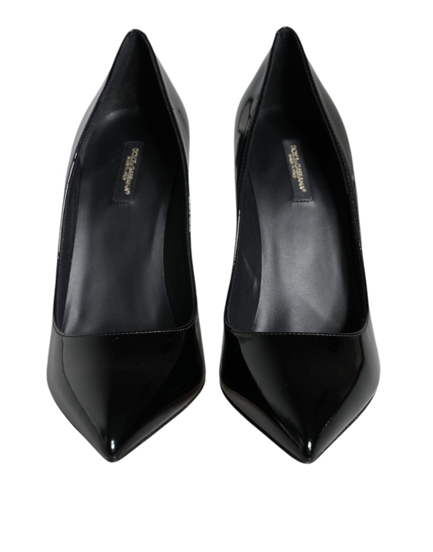 Dolce & Gabbana Schwarz Lackleder Bellucci Pumps Heels Schuhe