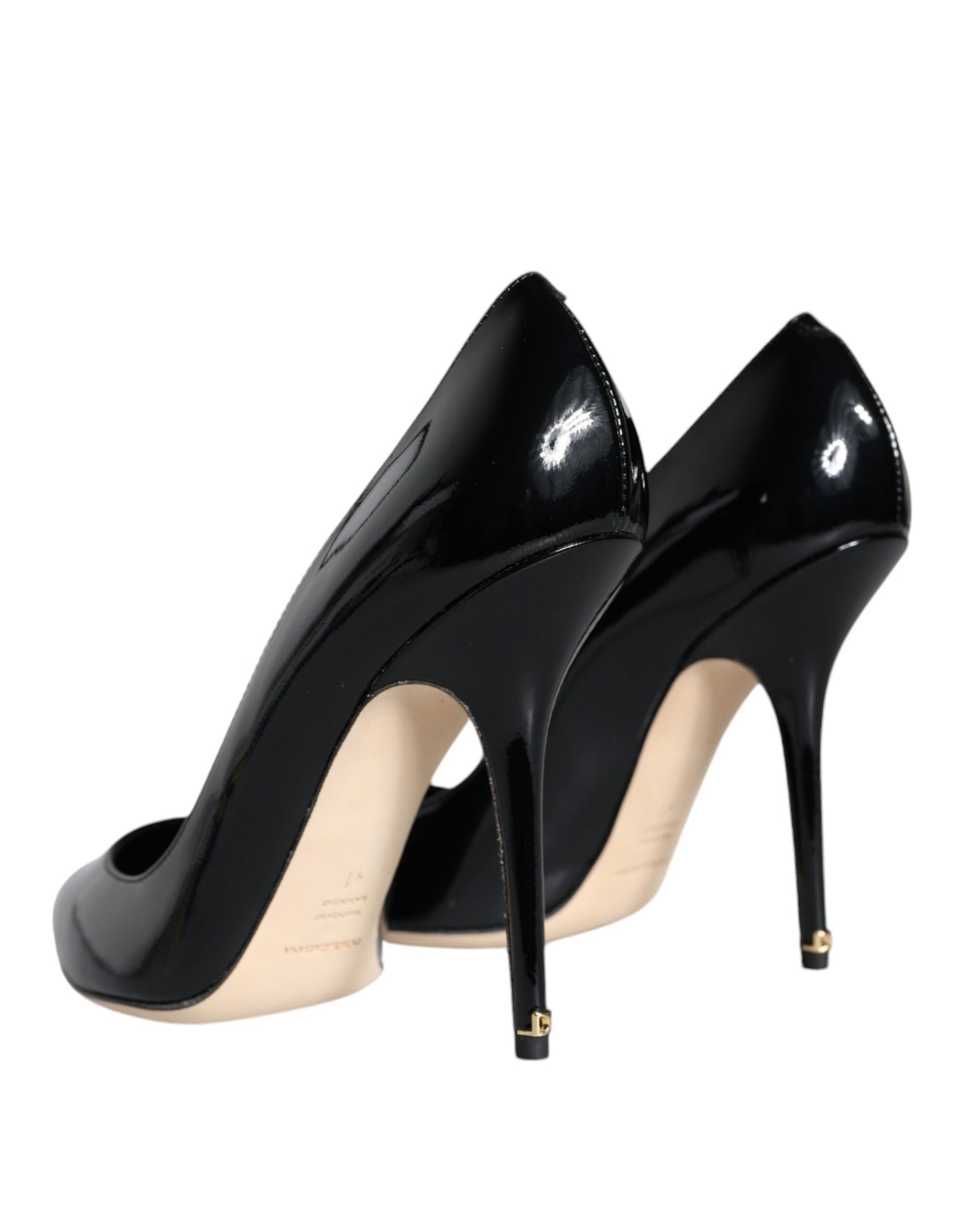 Dolce & Gabbana Schwarz Lackleder Bellucci Pumps Heels Schuhe