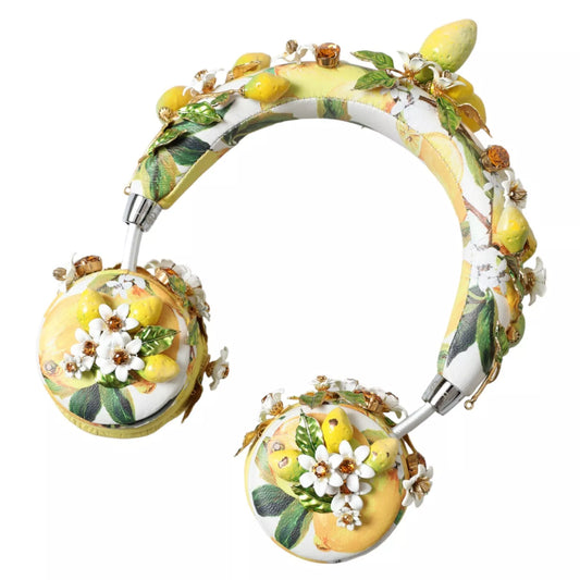 Dolce &amp; Gabbana Lemon Crystal Floral Headset -äänikuulokkeet