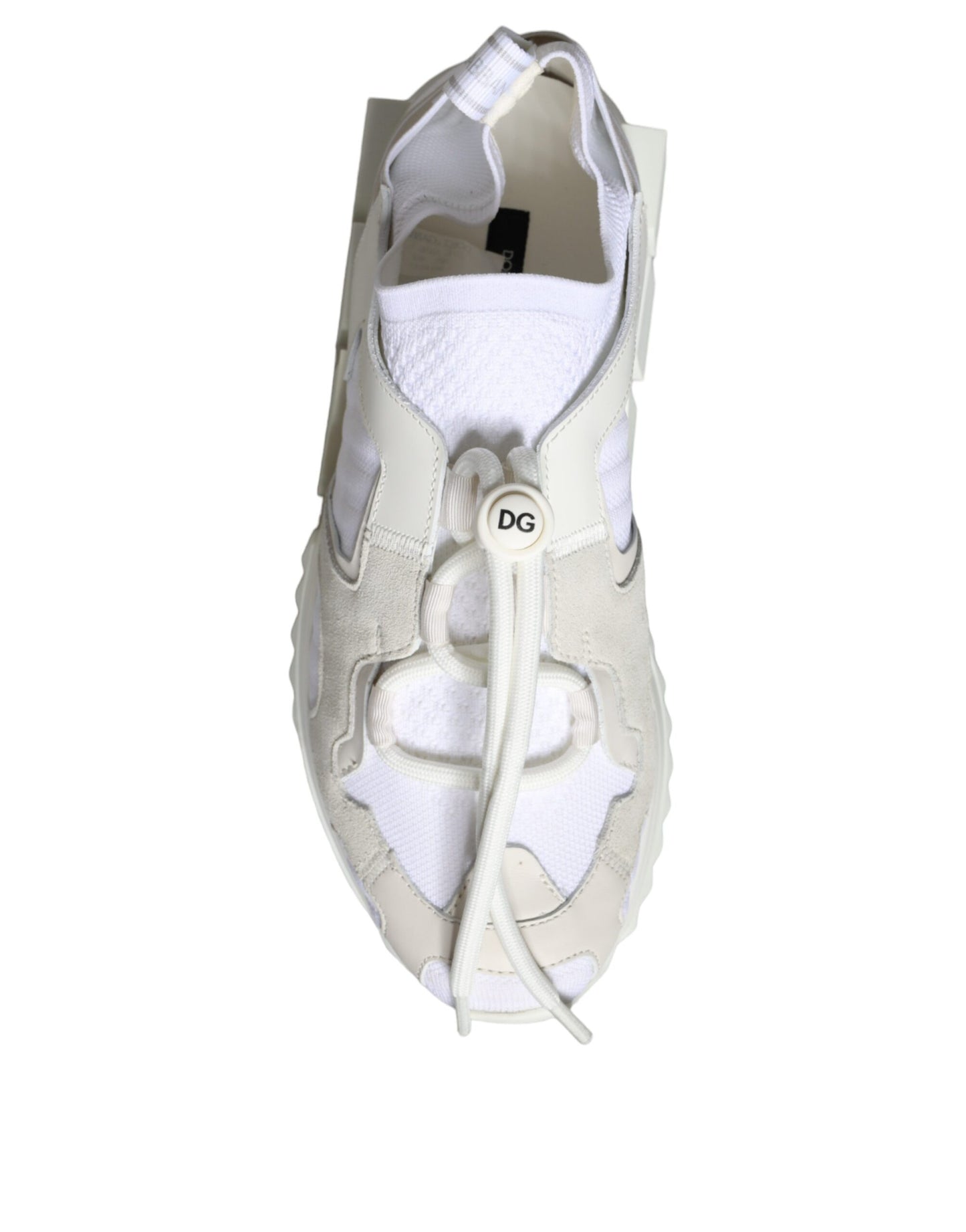 Dolce &amp; Gabbana White Mesh Sorrento Trekking Sneakers -kengät