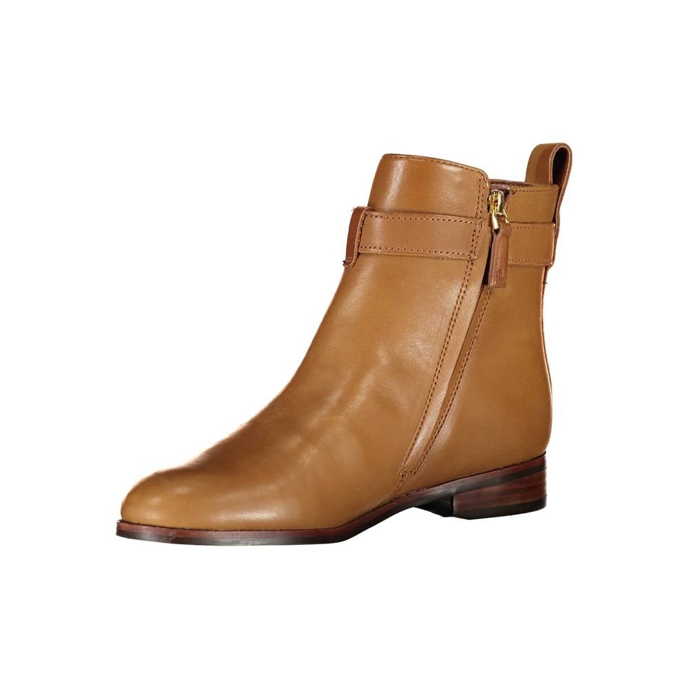 Ralph Lauren Brauner Polyester-Stiefel