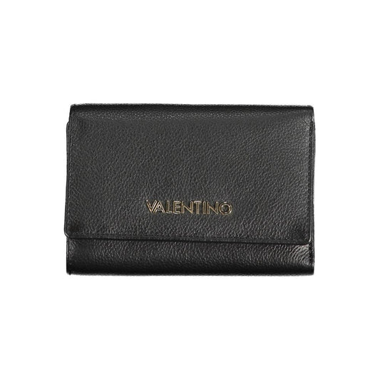 Valentino Bags Schwarzes Portemonnaie aus Polyethylen