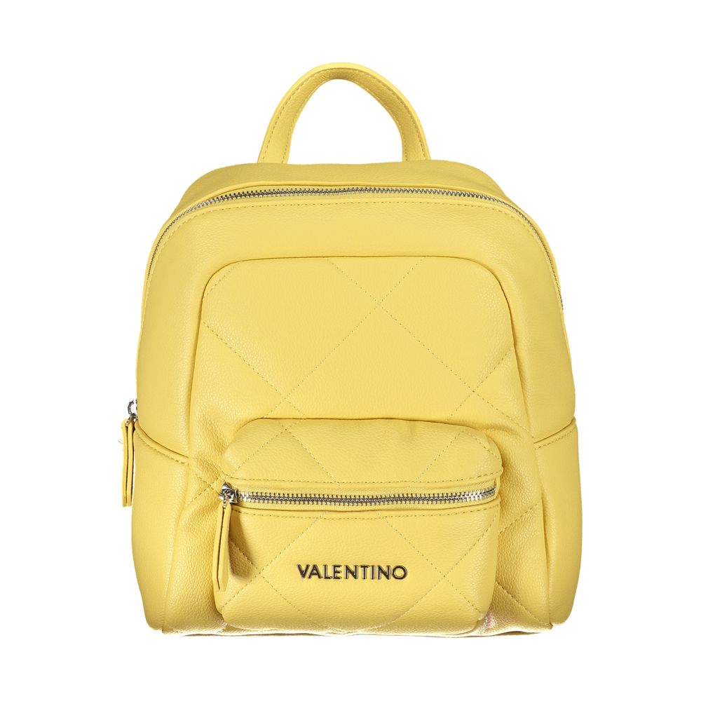 Valentino Bags Gelber Polyethylen-Rucksack