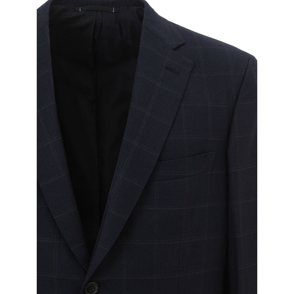 Brioni Blauer Wollblazer