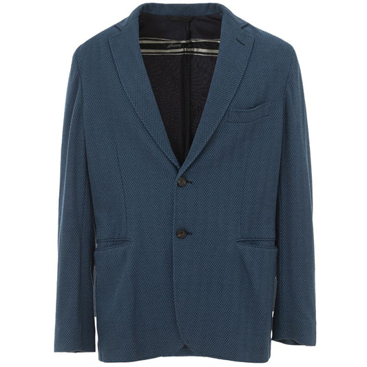 Brioni Blauer Wollblazer