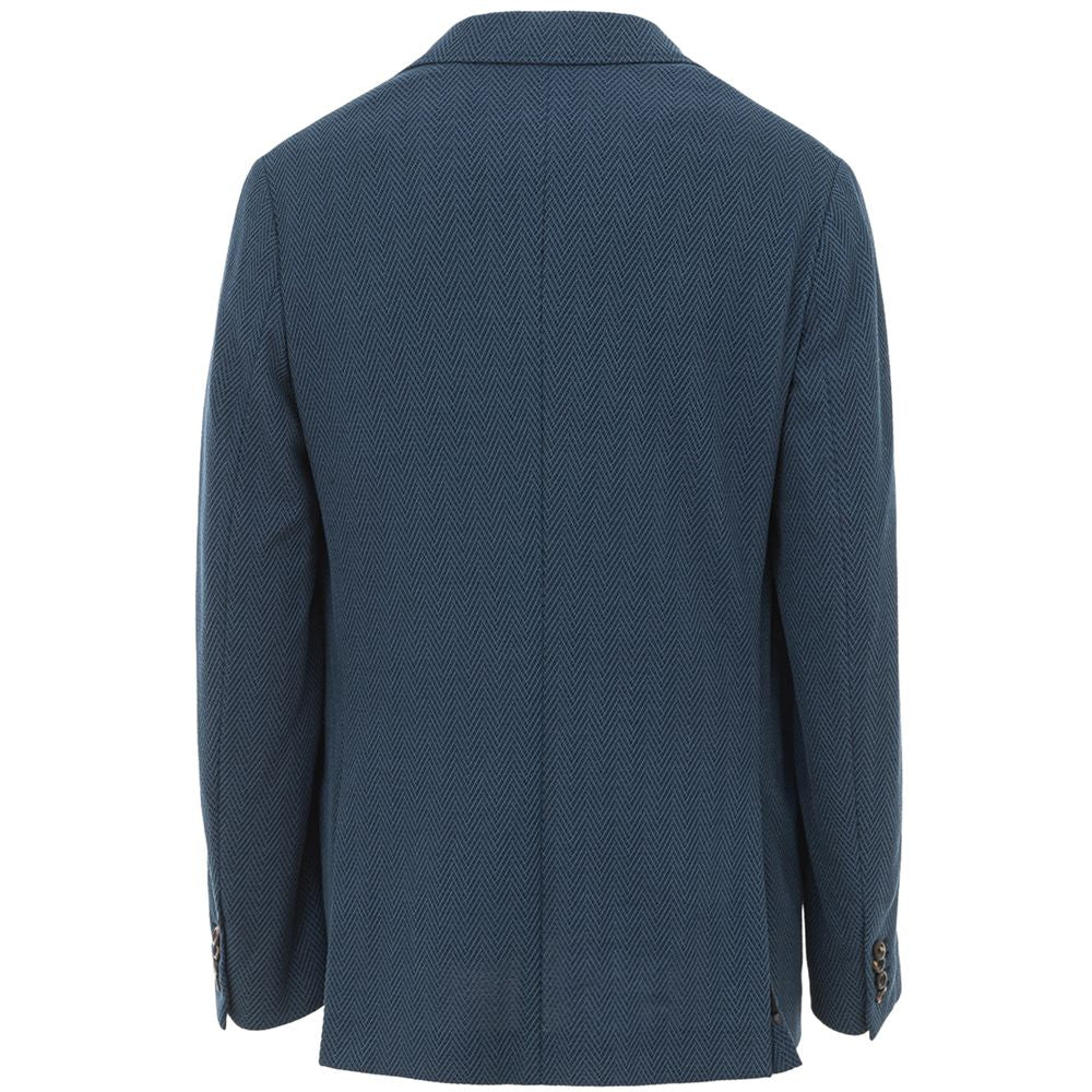 Brioni Blauer Wollblazer