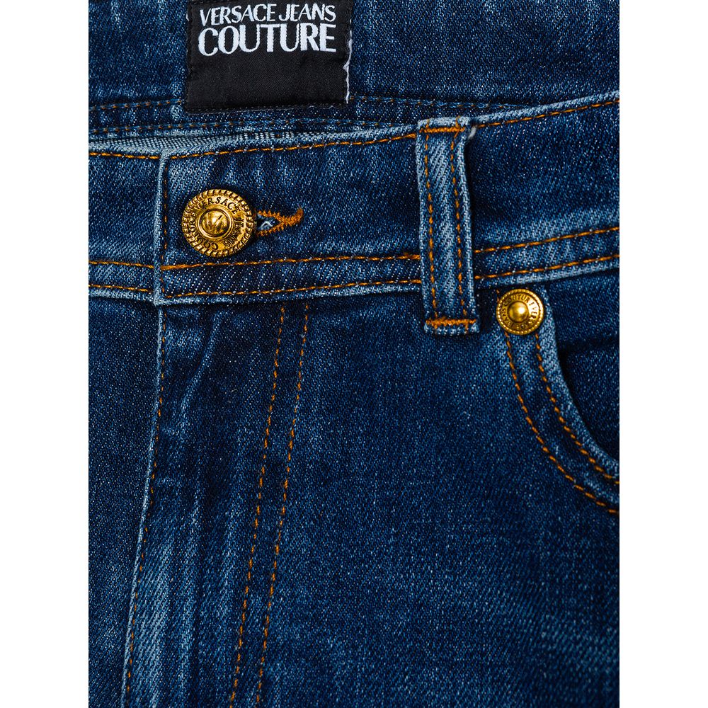 Versace Jeans Blaue Baumwolljeans & Hose