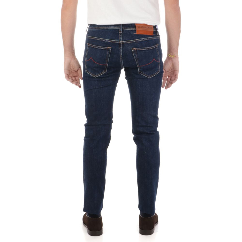 Jacob Cohen Blaue Baumwolljeans & Hose