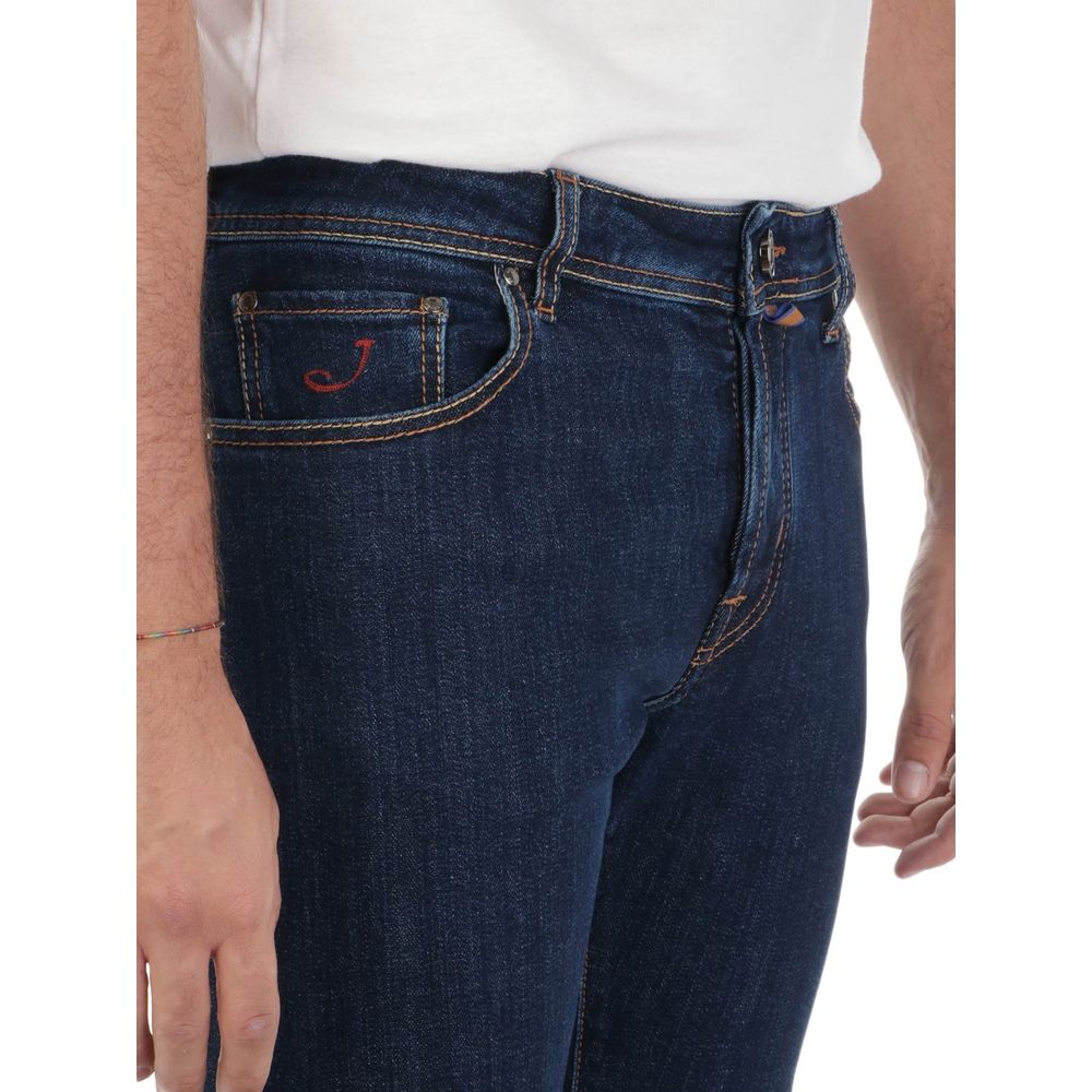 Jacob Cohen Blaue Baumwolljeans & Hose