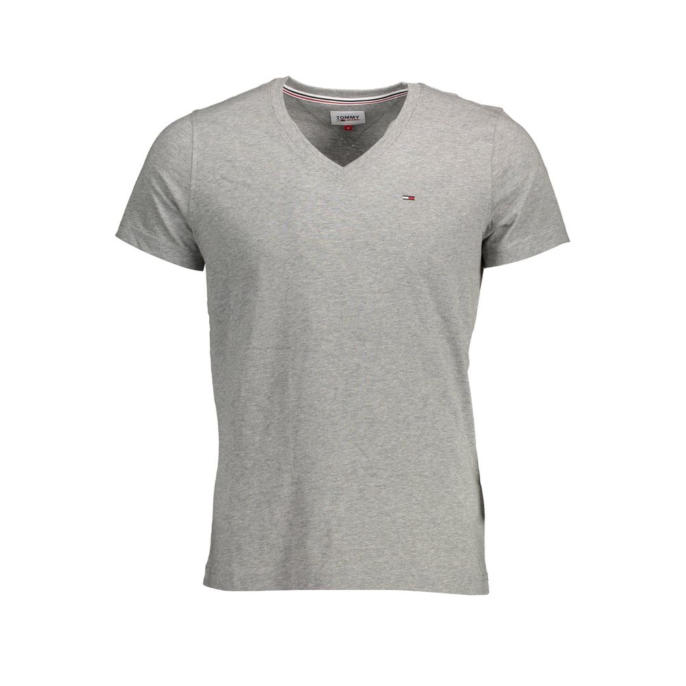 Tommy Hilfiger T-Shirt aus grauer Baumwolle