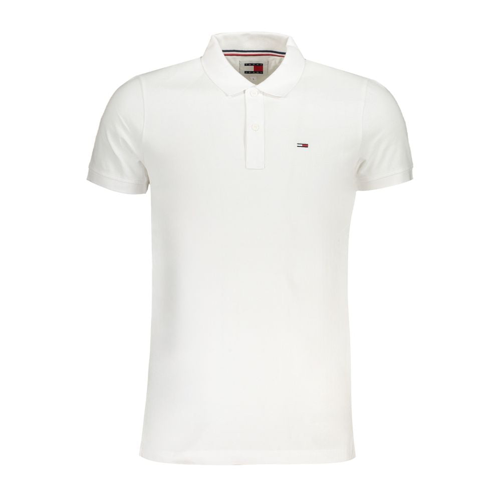 Tommy Hilfiger Weißes Baumwoll-Poloshirt