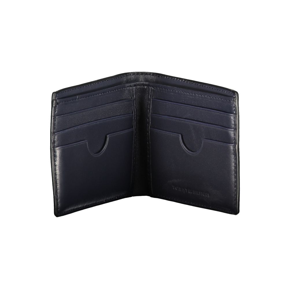 Tommy Hilfiger Schwarzes Leder Portemonnaie