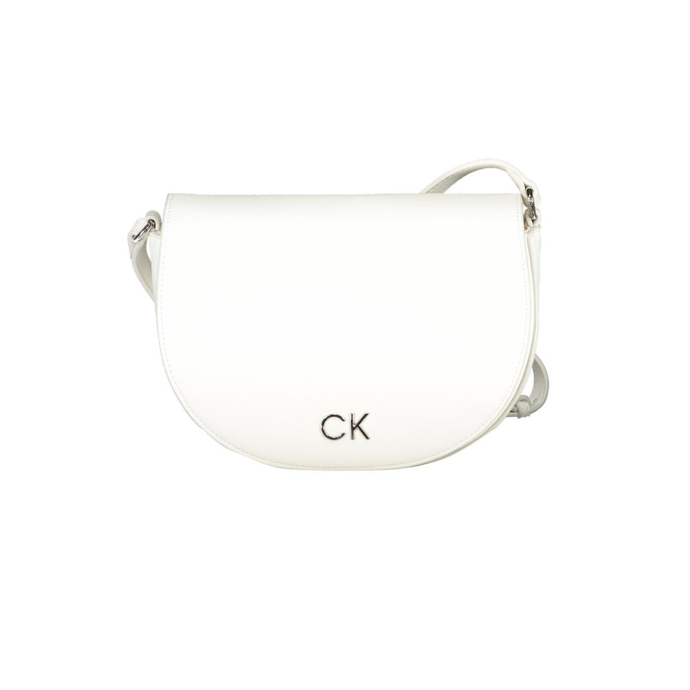 Calvin Klein Handtasche aus weißem Polyethylen