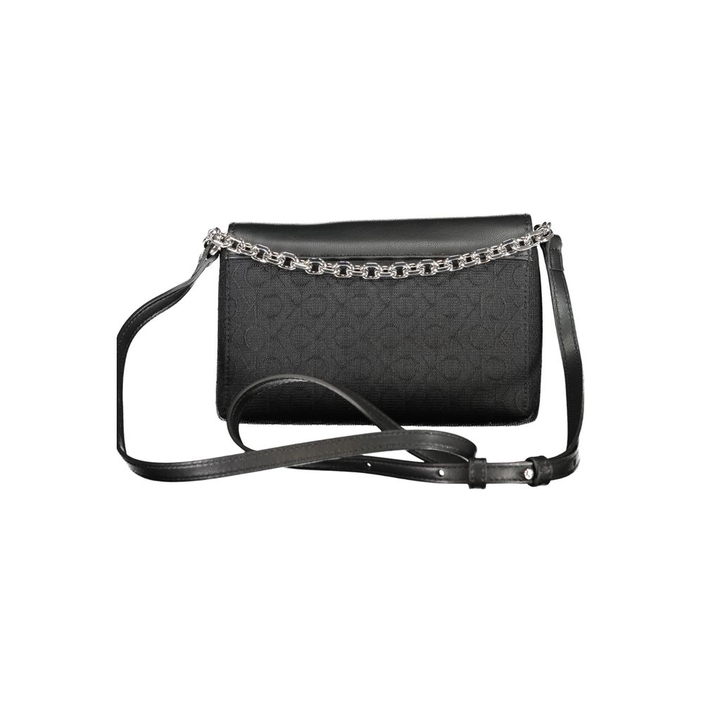 Calvin Klein Schwarze Polyester Handtasche