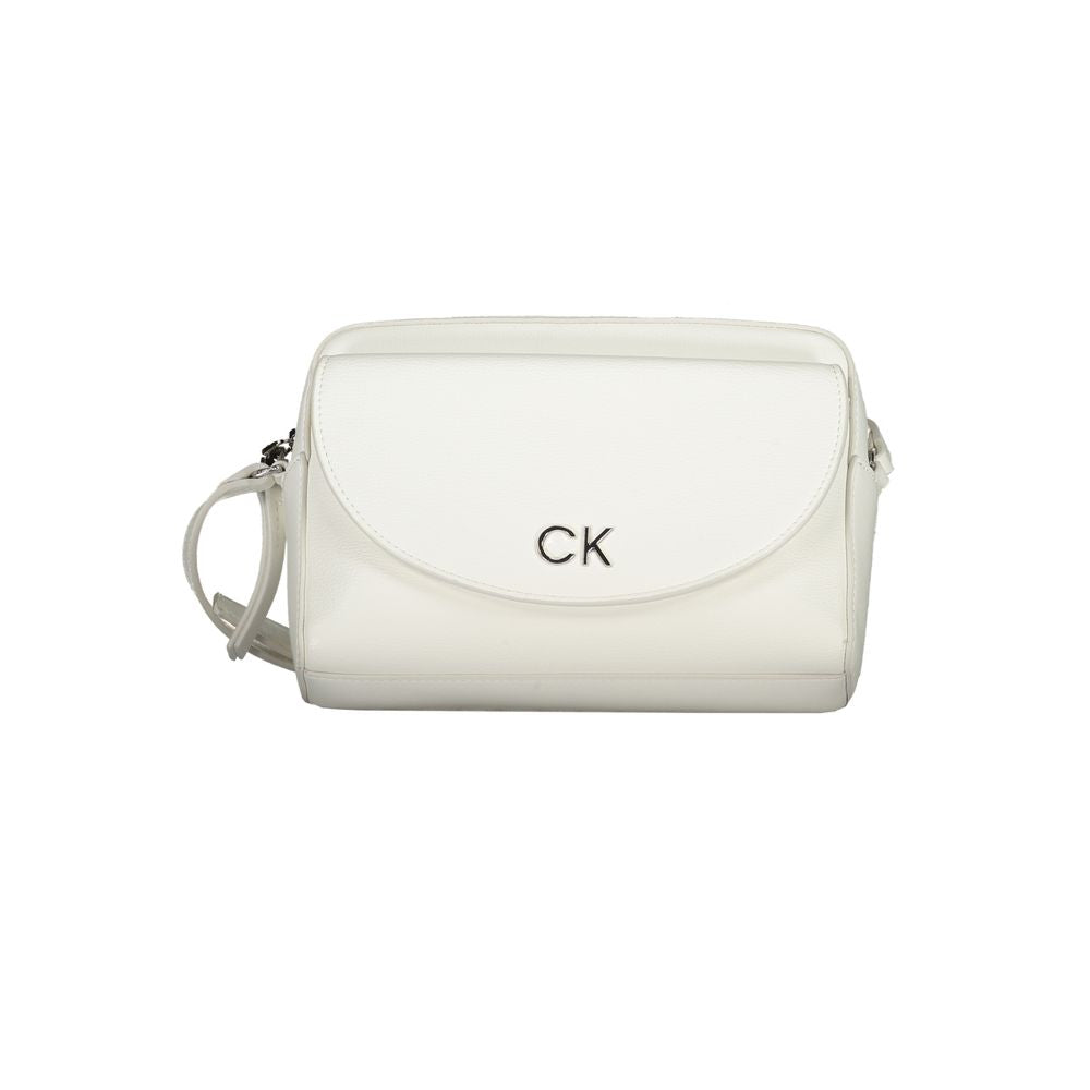 Calvin Klein Handtasche aus weißem Polyethylen