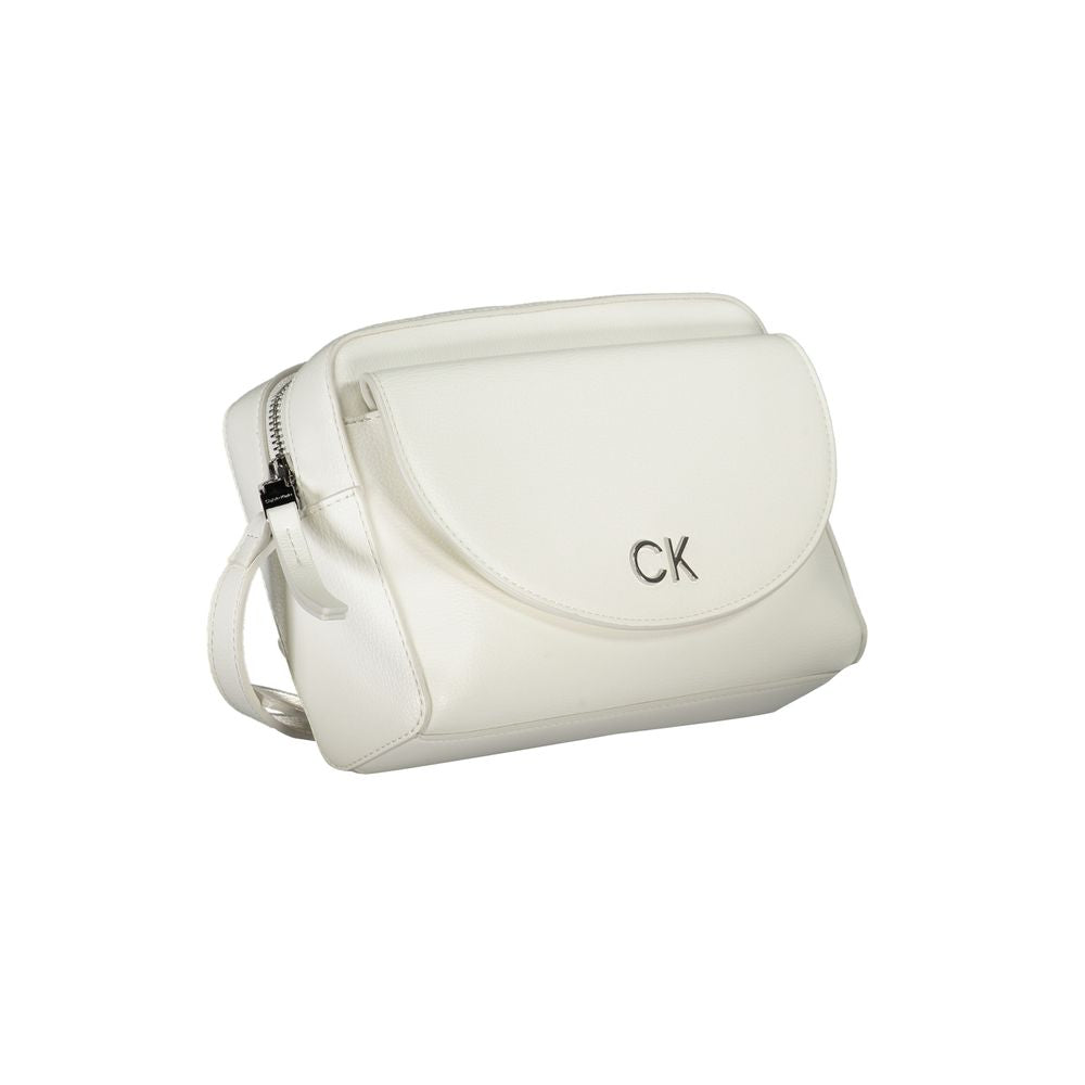 Calvin Klein Handtasche aus weißem Polyethylen