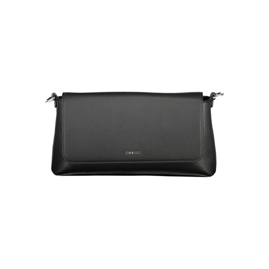 Calvin Klein Schwarze Polyester Handtasche