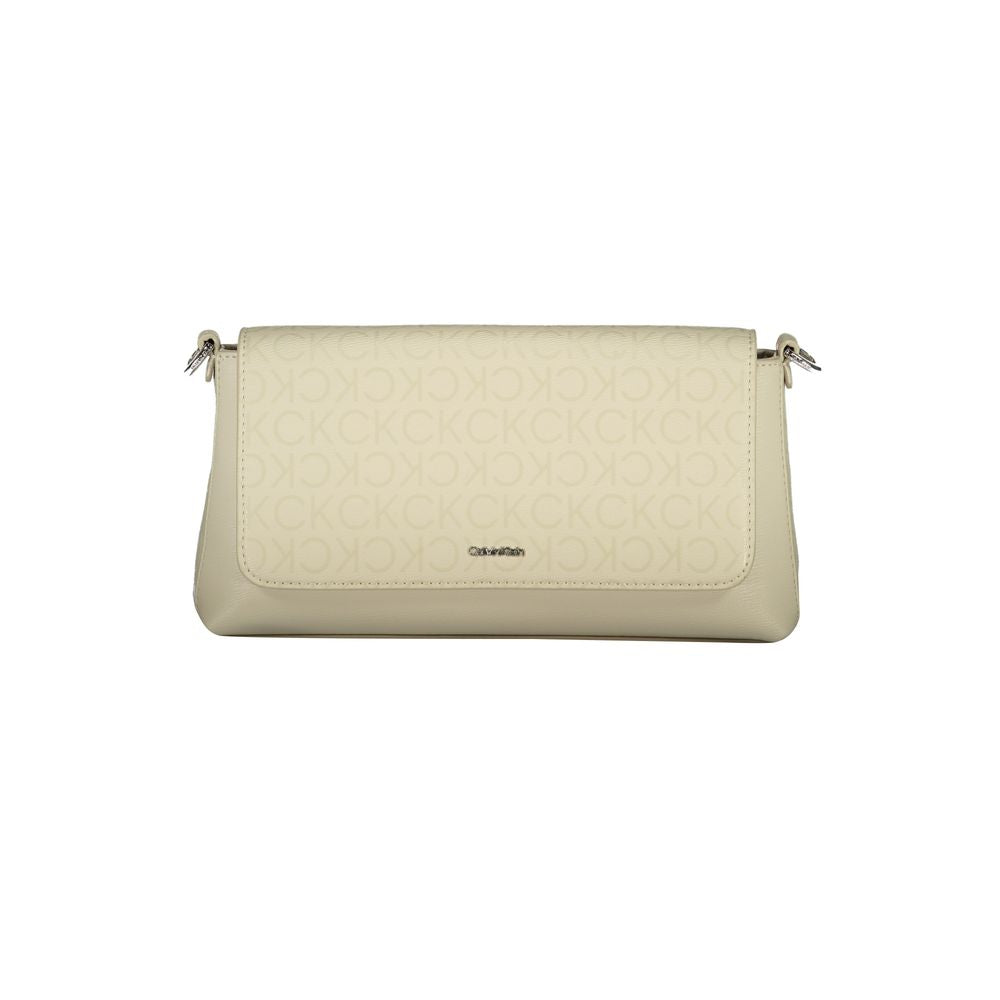 Calvin Klein Beige Polyester Handtasche