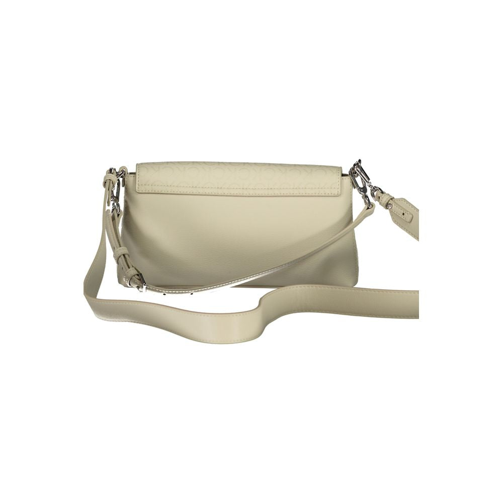 Calvin Klein Beige Polyester Handtasche