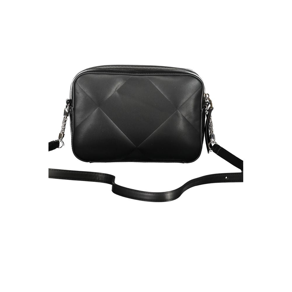 Calvin Klein Schwarze Baumwollhandtasche