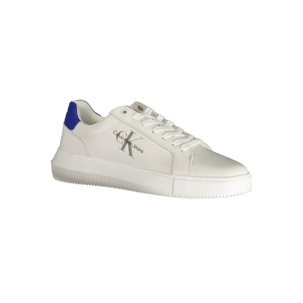 Calvin Klein Sneaker aus weißem Polyester